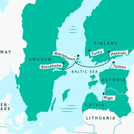  Silja Line Ferry - To Stockholm Helsinki