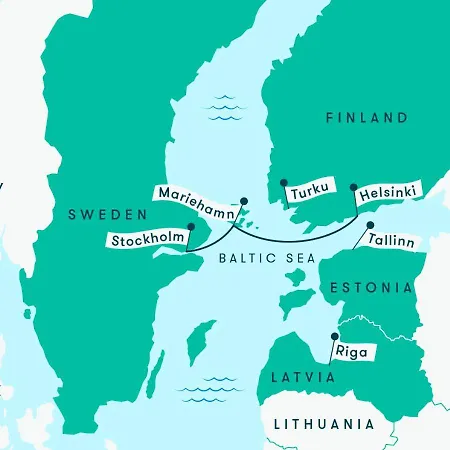  Tallink Silja Line Ferry - To Stockholm *